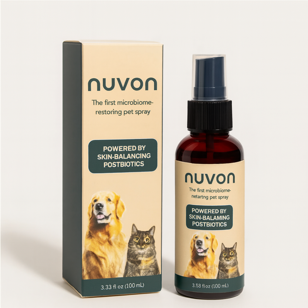 Nuvon – El spray que restaura la piel de tu mascota desde el primer día